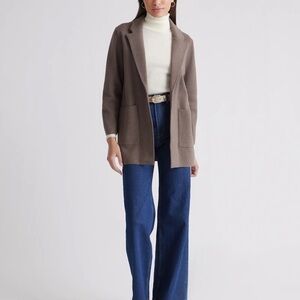 Quince 100% Organic Cotton Knit Blazer